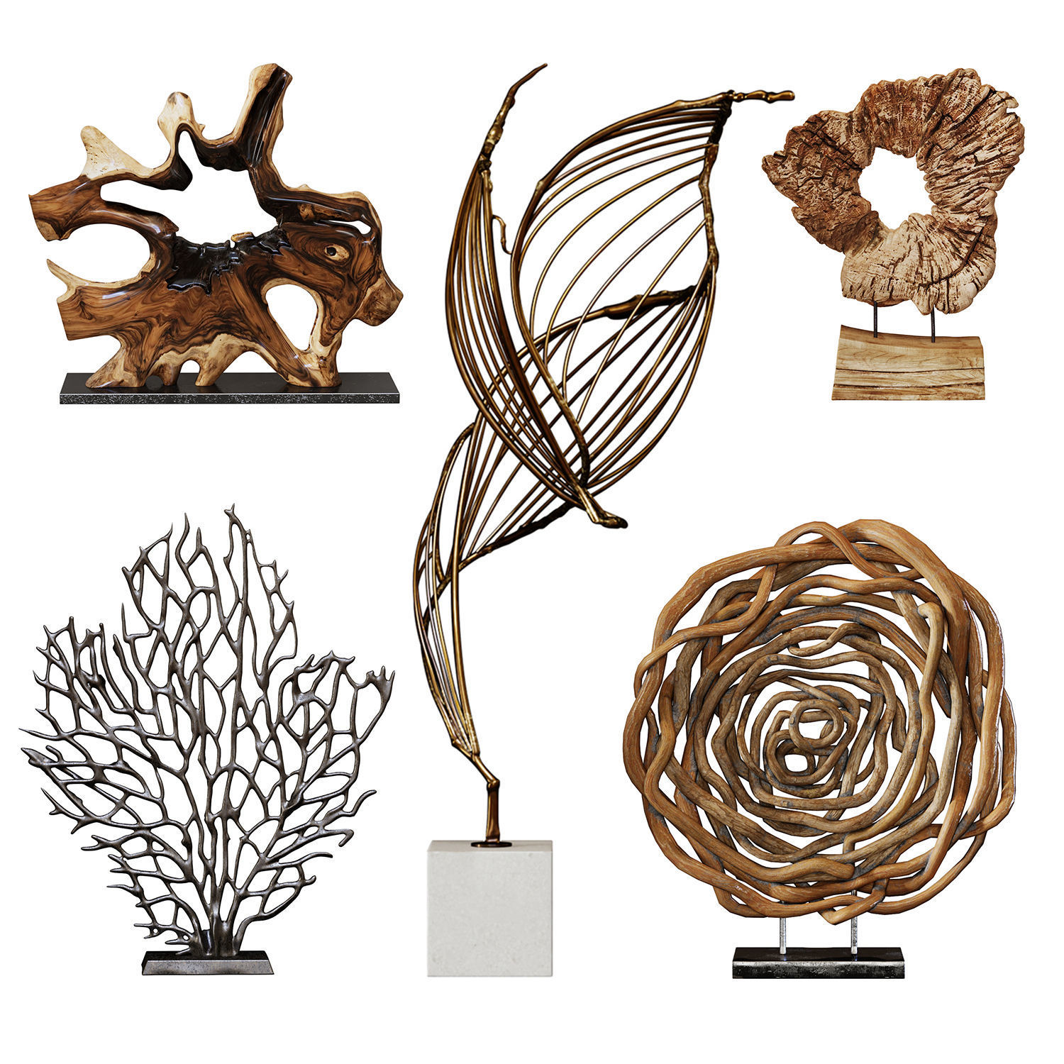 Sculptures Mega Pack 3D Model Collection_47