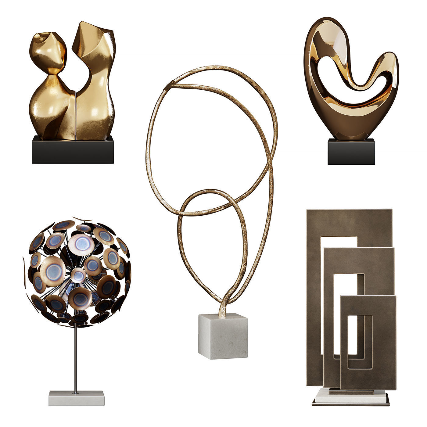 Sculptures Mega Pack 3D Model Collection_23