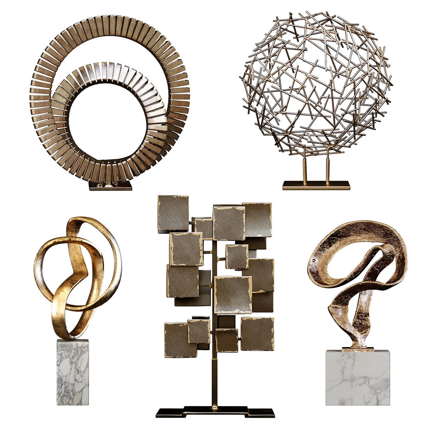 Sculptures Mega Pack 3D Model Collection_17