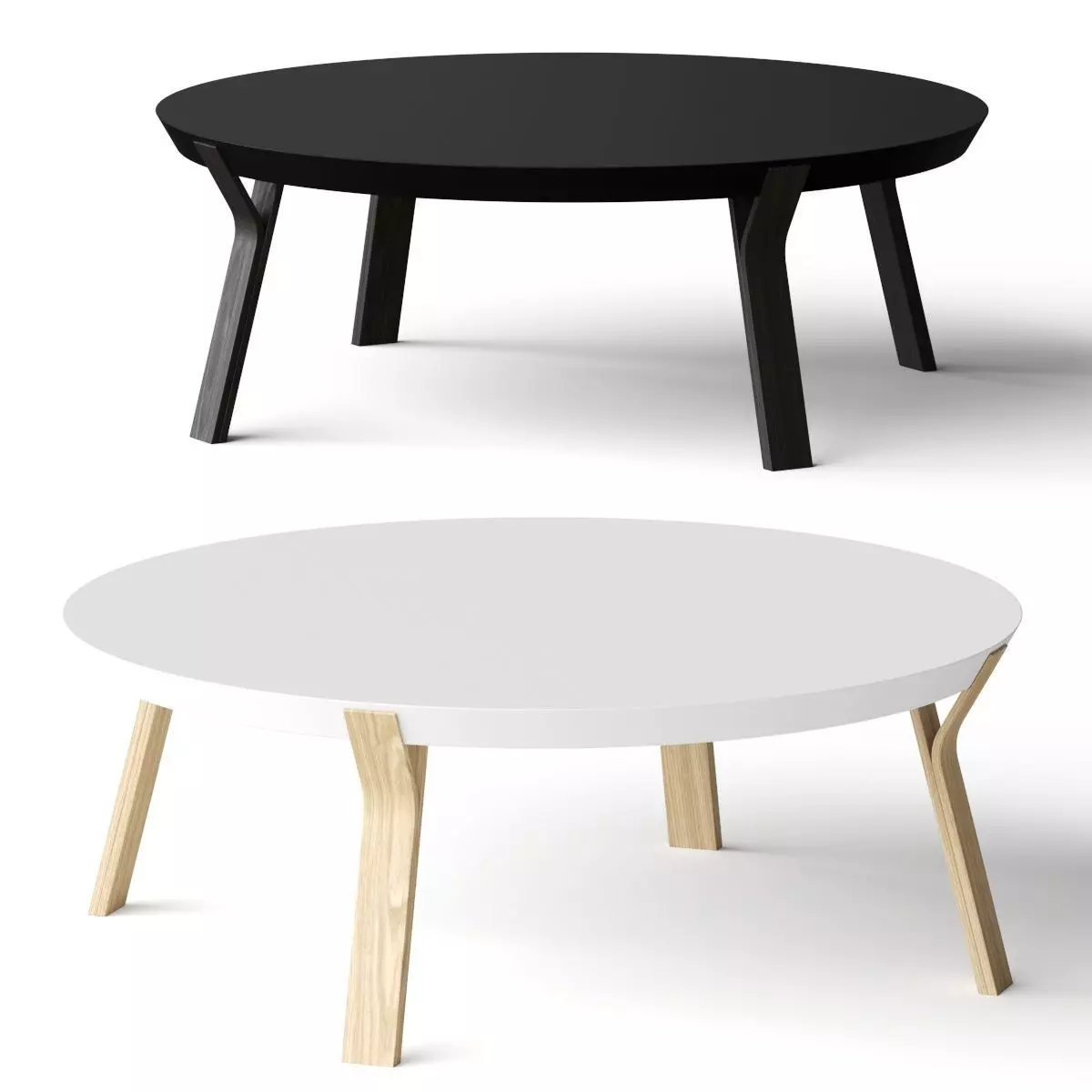 La Forma Solid Coffee Table 3D model_0