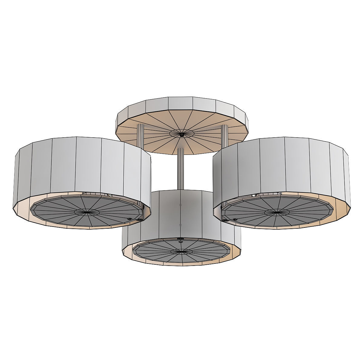 foresta-sl483-502-03 three light ceiling fixture 3D model_1