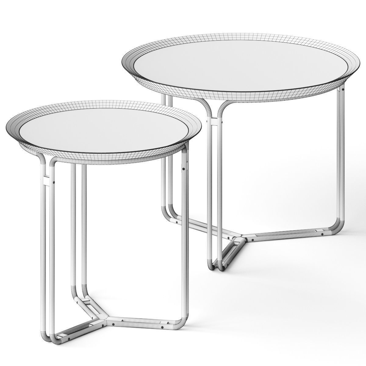 Stellar Works QT Coffee Table 3D model_1