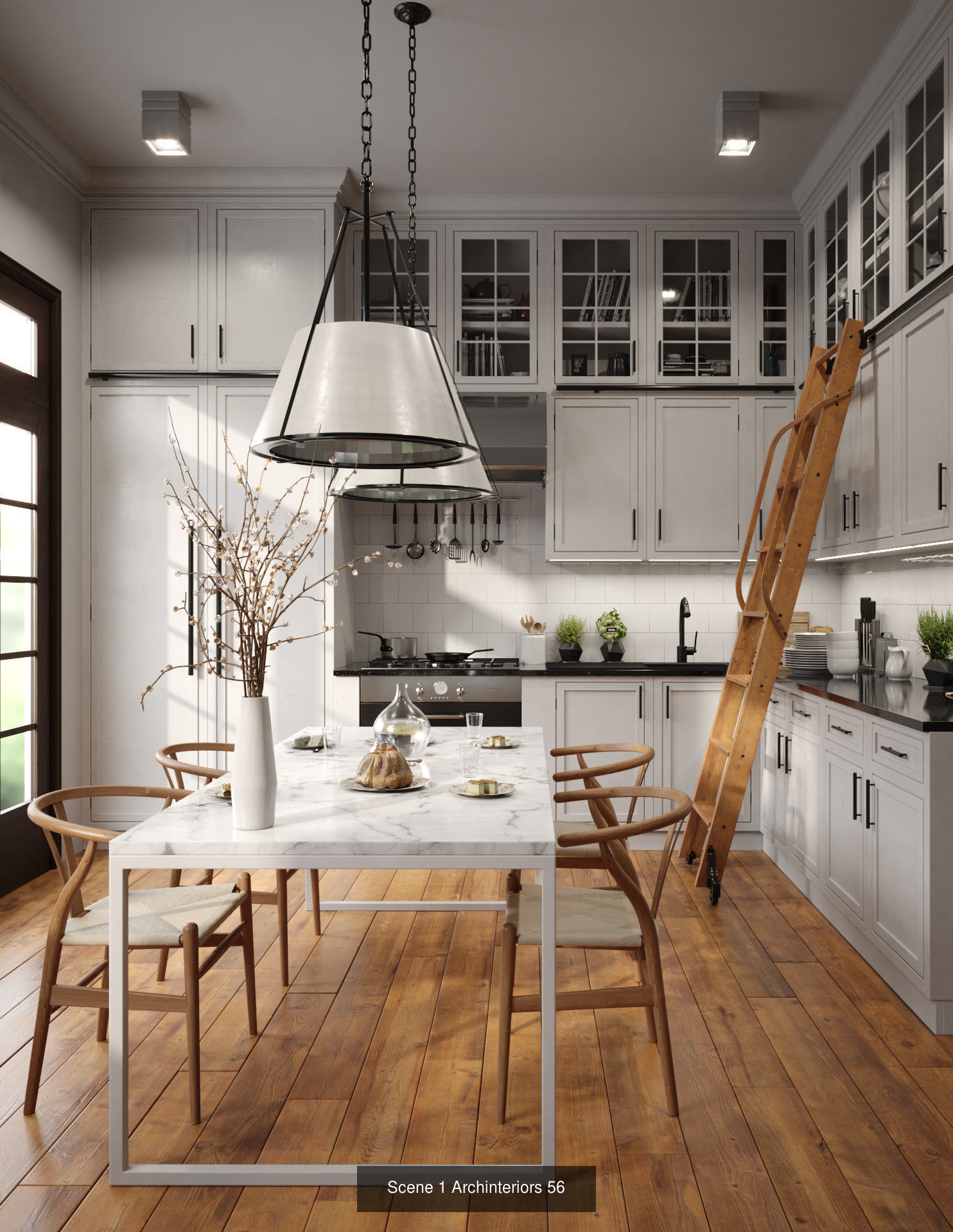 Archinteriors vol 56  Scandinavian home scenes 3D Model Collection_1