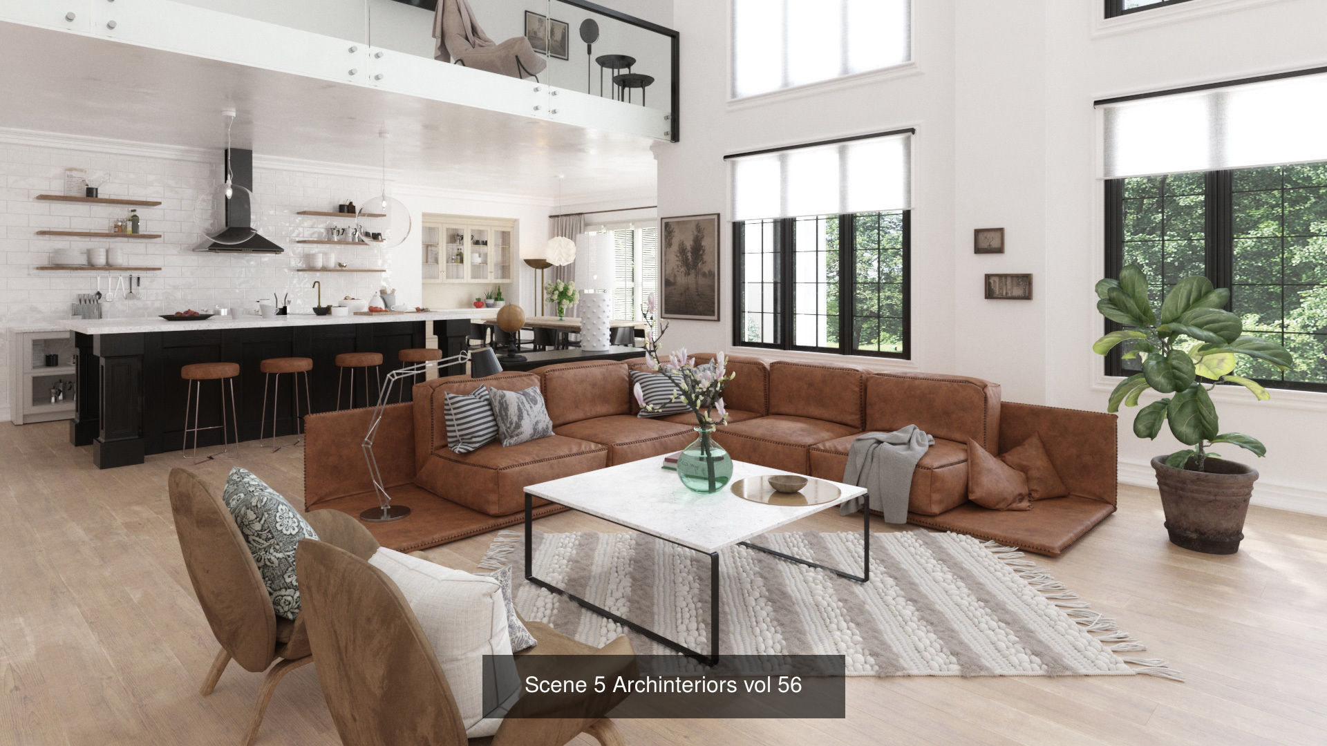 Archinteriors vol 56  Scandinavian home scenes 3D Model Collection_5