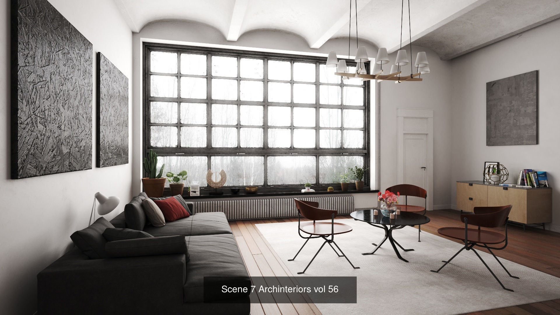 Archinteriors vol 56  Scandinavian home scenes 3D Model Collection_7