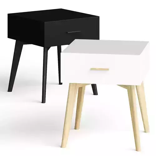 Mitra by Cosmo Bedside Nightstand Table