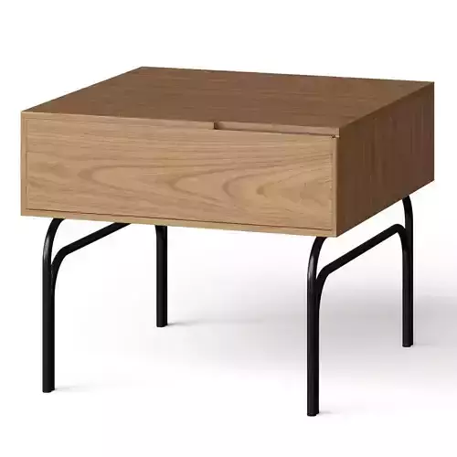 Tara by Cosmo Bedside Nightstand Table