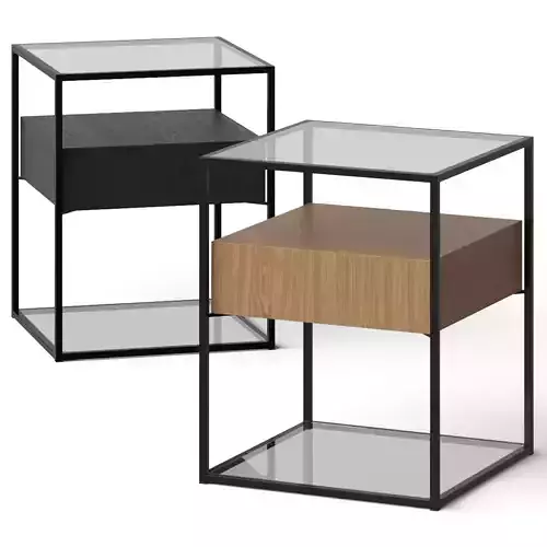 Sherwood by Cosmo Bedside Nightstand Table