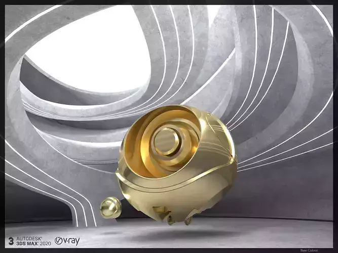 Synthetic metal glanz gold Yellow Texture