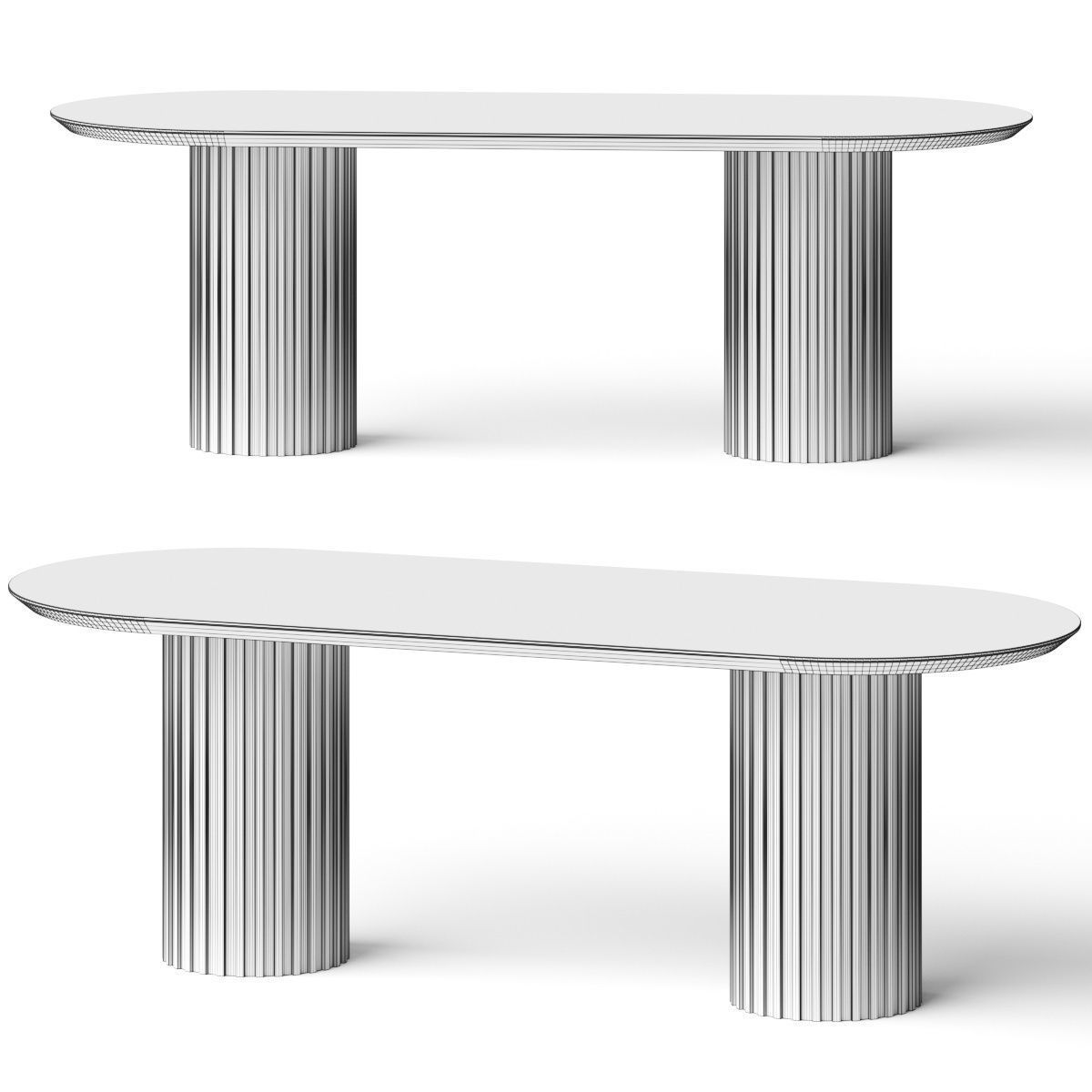 Moderna by Cosmo Dining Table 3D model_1