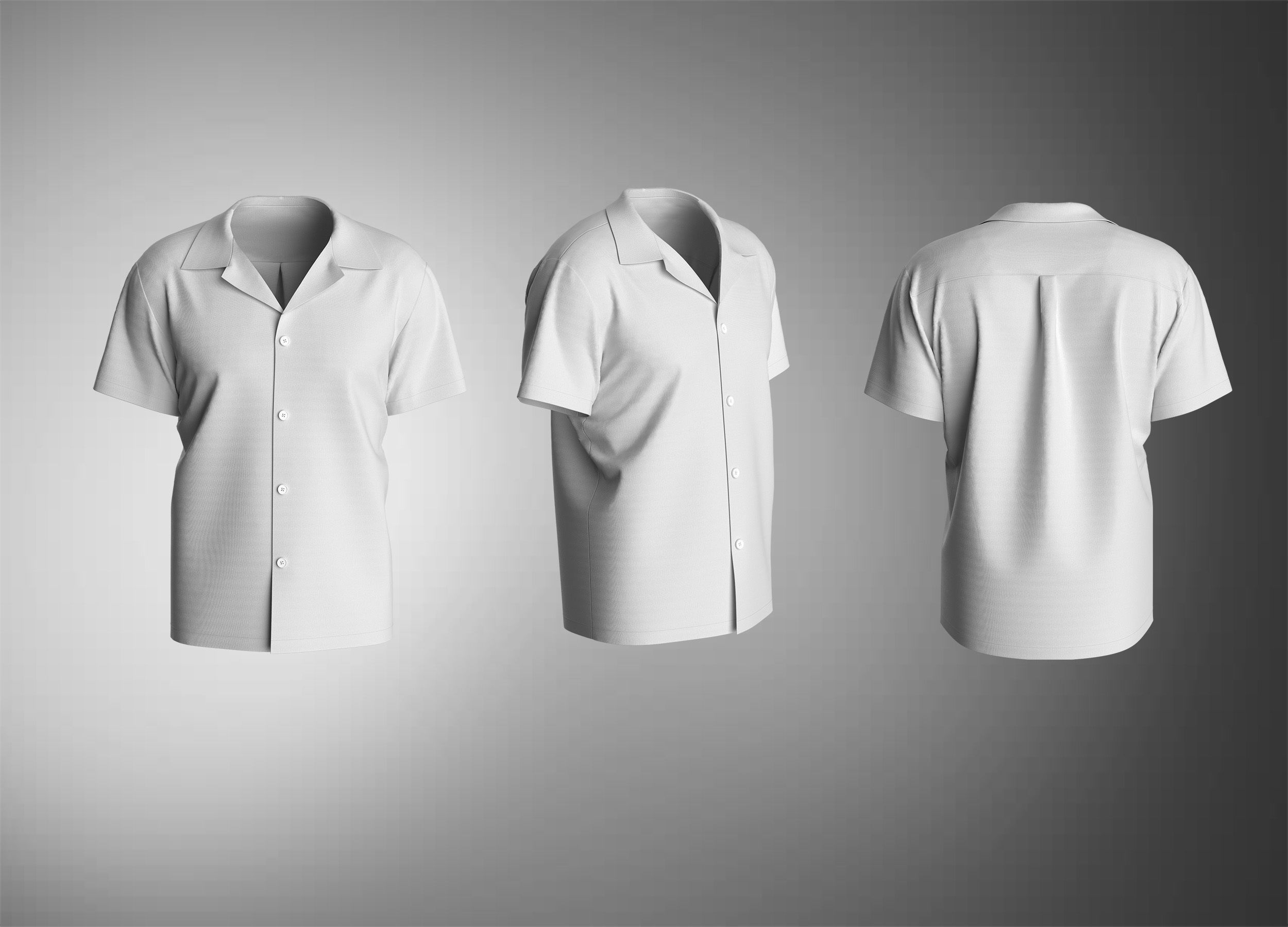 Shirt 3D model_15