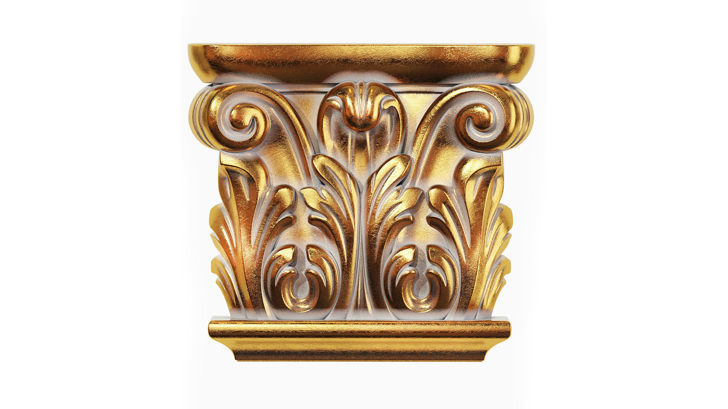 Classic capitel 01 3D model_1