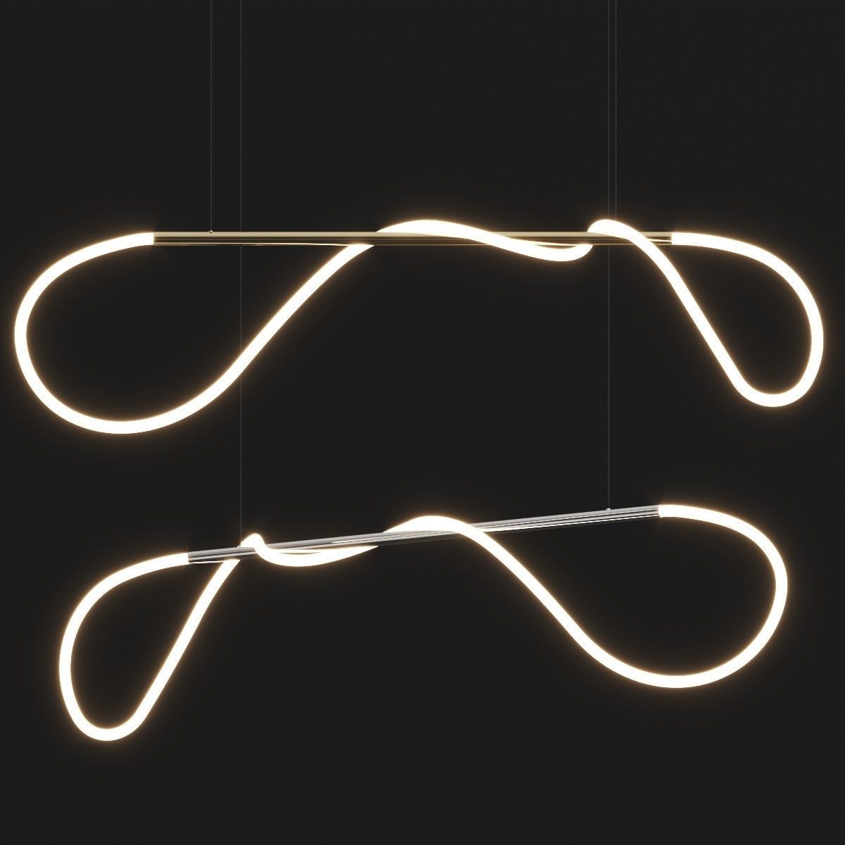 Riata by Cosmo Pendant lamp 3D model_2