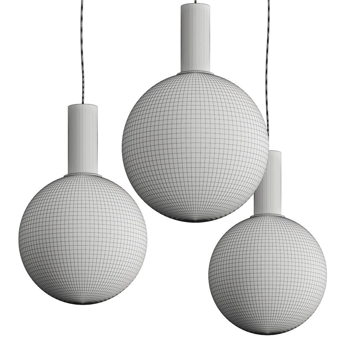 Glazgo by Cosmo Pendant lamp 3D model_1