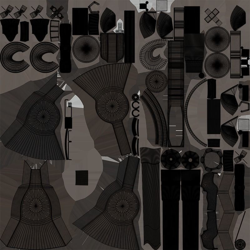 M60 Machine Gun04 PBR Unity UE Arnold V-Ray Textures Included Low-poly 3D model_45