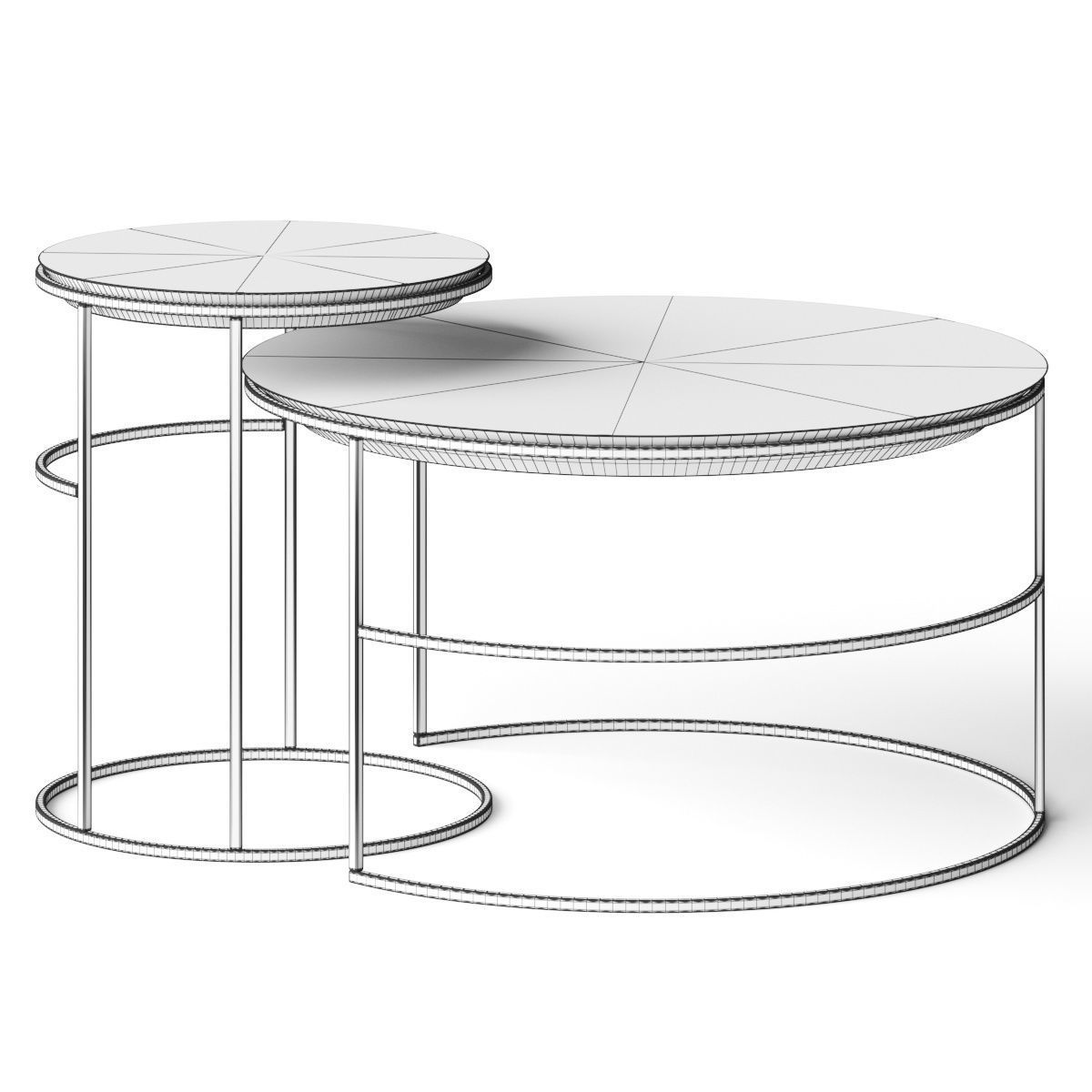 Myimagination  lab Imperial Coffee Side Table 3D model_1