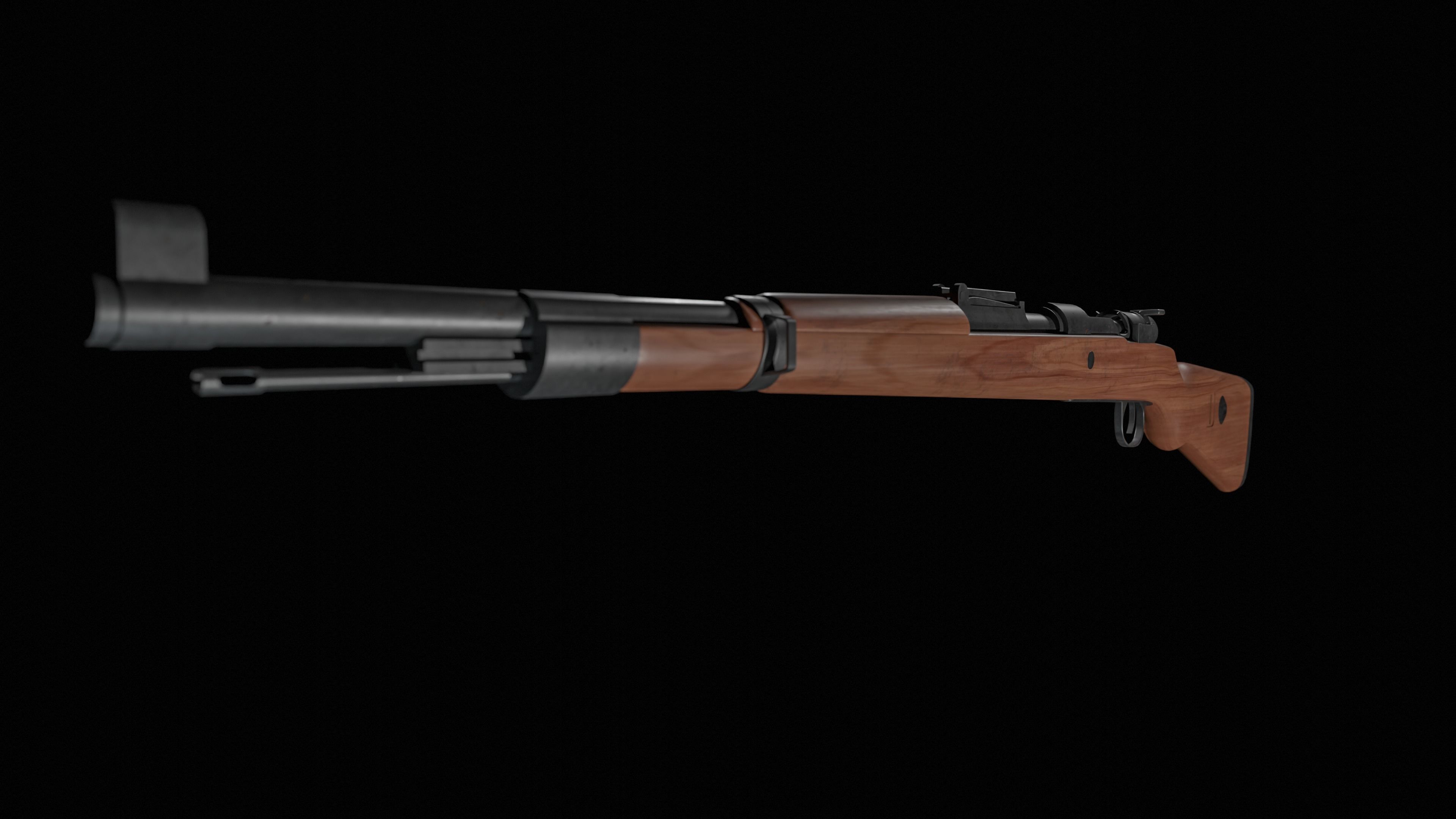 Mauser Karabiner 98k Free 3D model_4