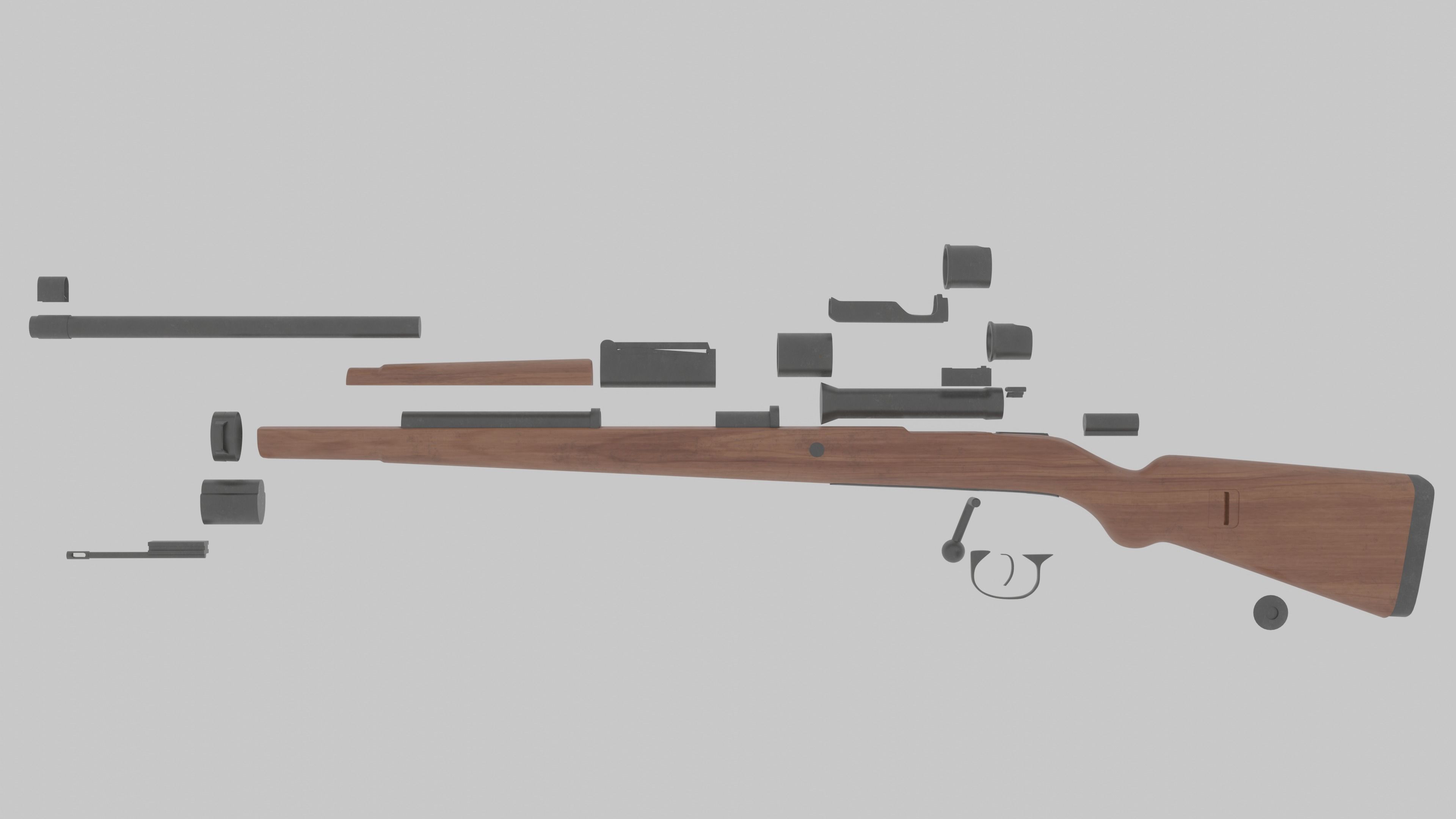 Mauser Karabiner 98k Free 3D model_6