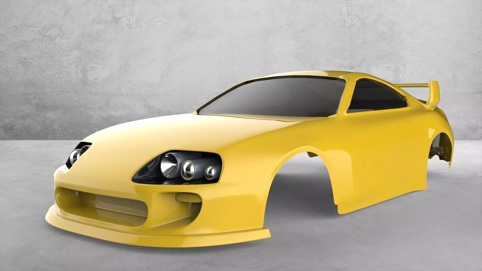 TOYOTA SUPRA 3D PRINT 3D print model_0
