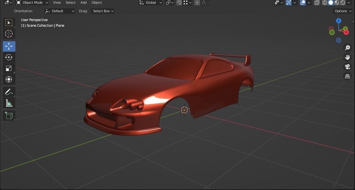 TOYOTA SUPRA 3D PRINT 3D print model_6