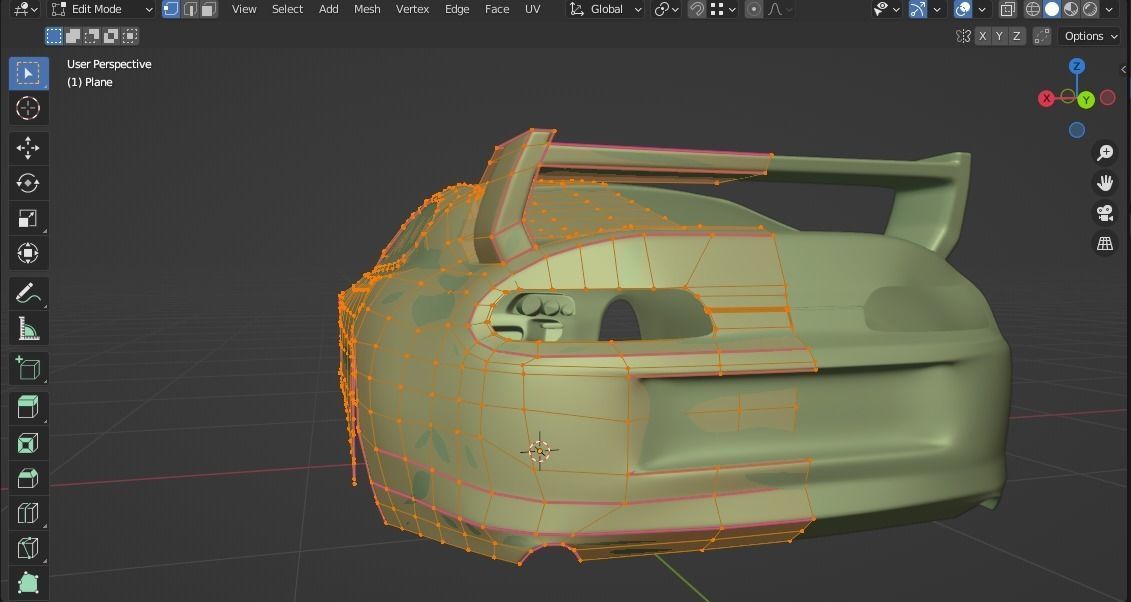 TOYOTA SUPRA 3D PRINT 3D print model_10