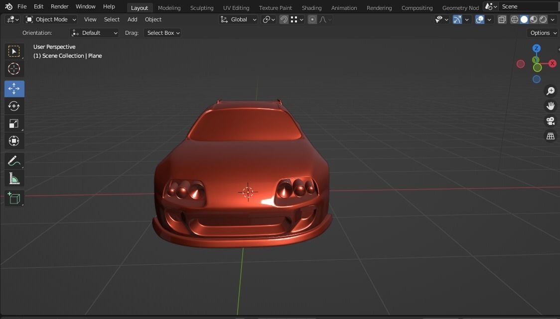 TOYOTA SUPRA 3D PRINT 3D print model_5