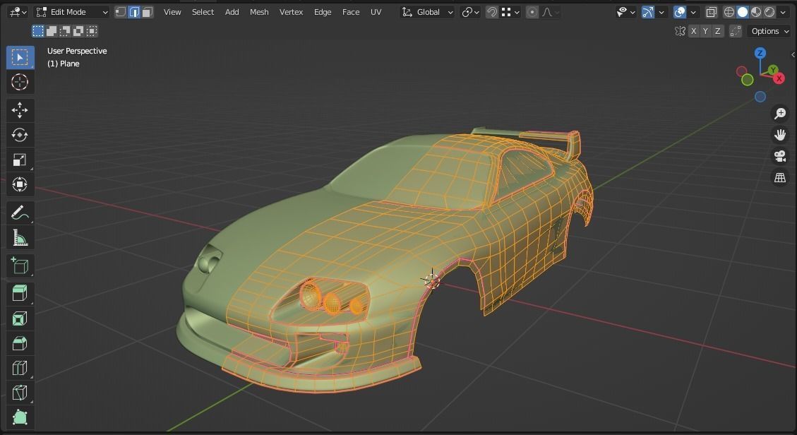 TOYOTA SUPRA 3D PRINT 3D print model_11