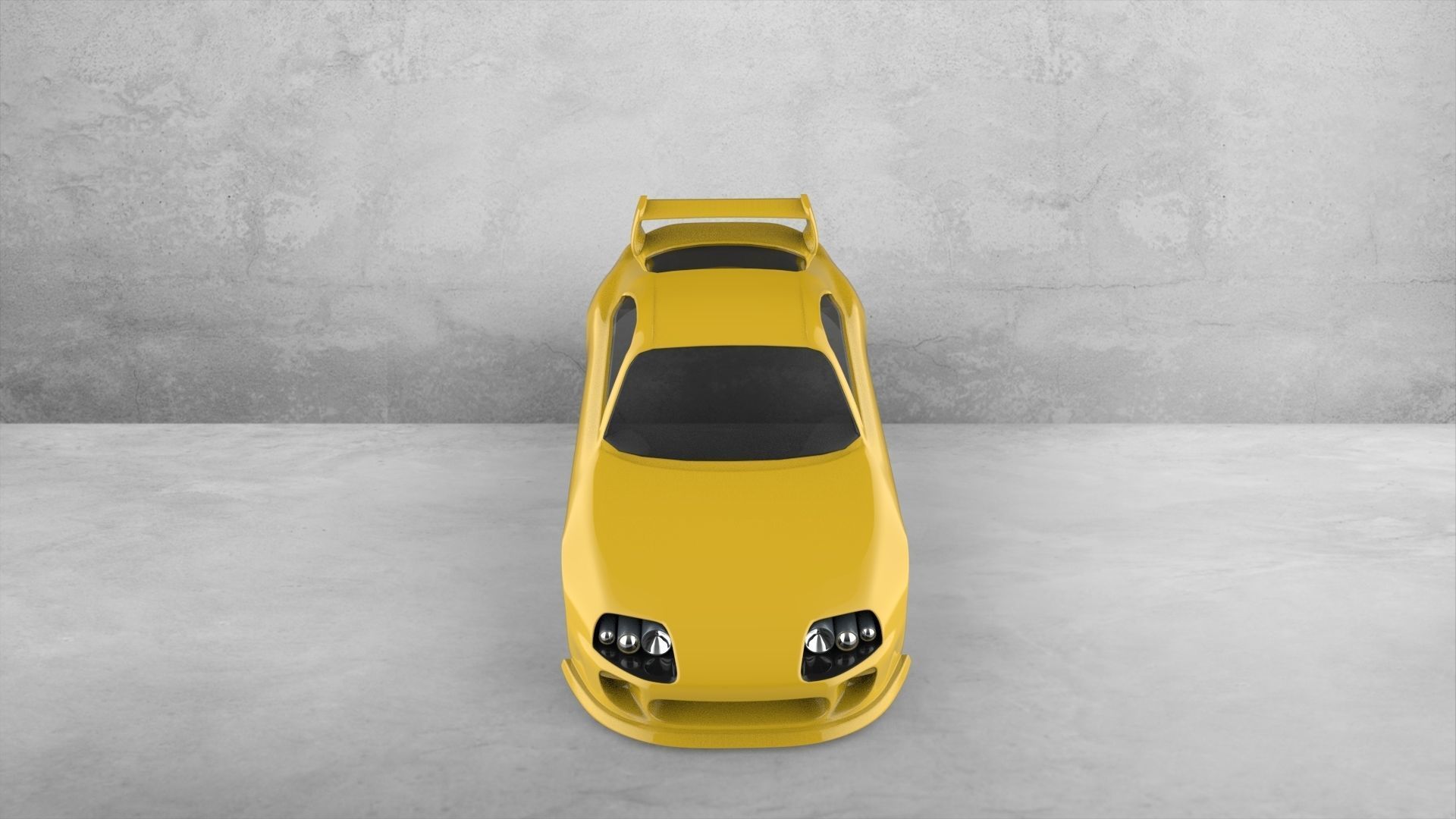 TOYOTA SUPRA 3D PRINT 3D print model_3