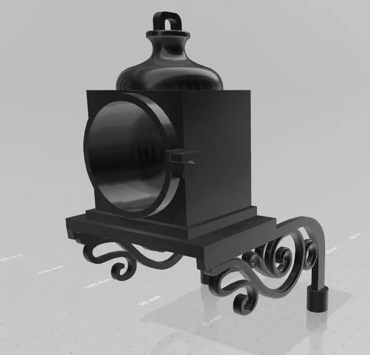 US Western Loco latern 1-12 Live Steam 3D print model
