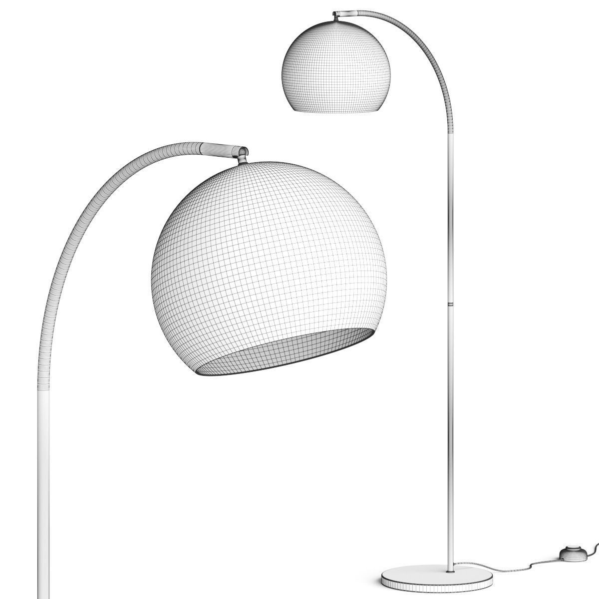 Sphere by Cosmo Floor Lamp 3D model_1