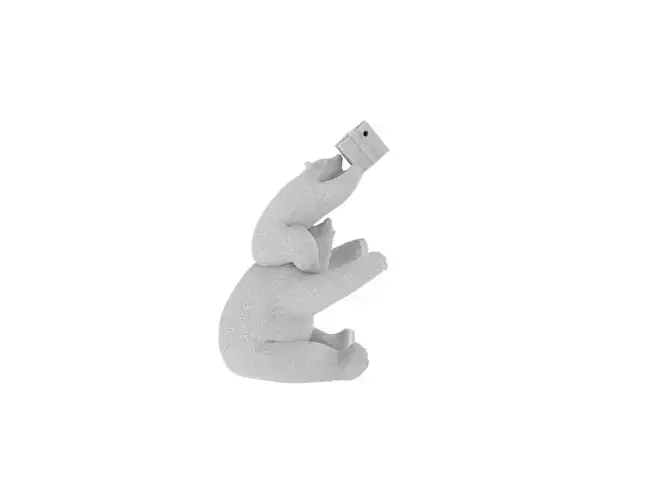 polar bear Free 3D print model