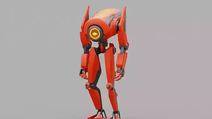 Android   rigged - animated character