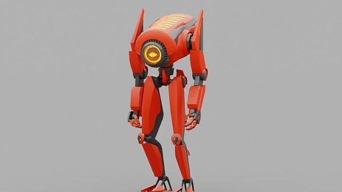 Android   rigged - animated character 3D model