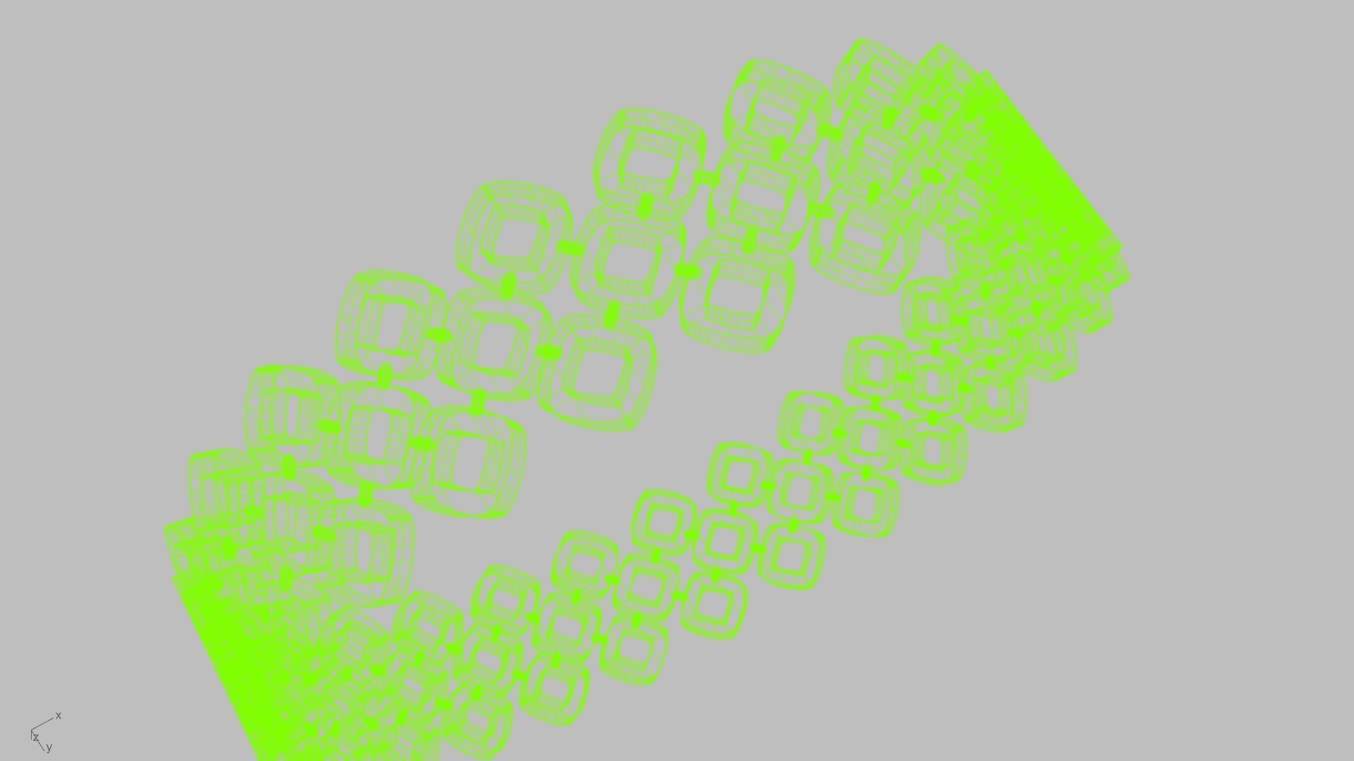 gold rhombus bangle stl verified  3D print model_22