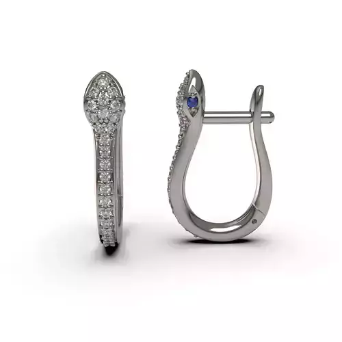 Snake Earrings 3D print model
