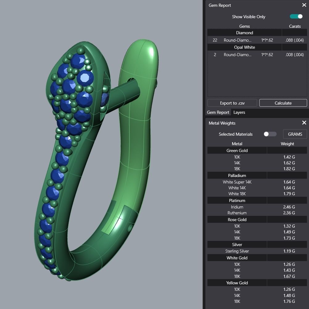 Snake Earrings 3D print model_9