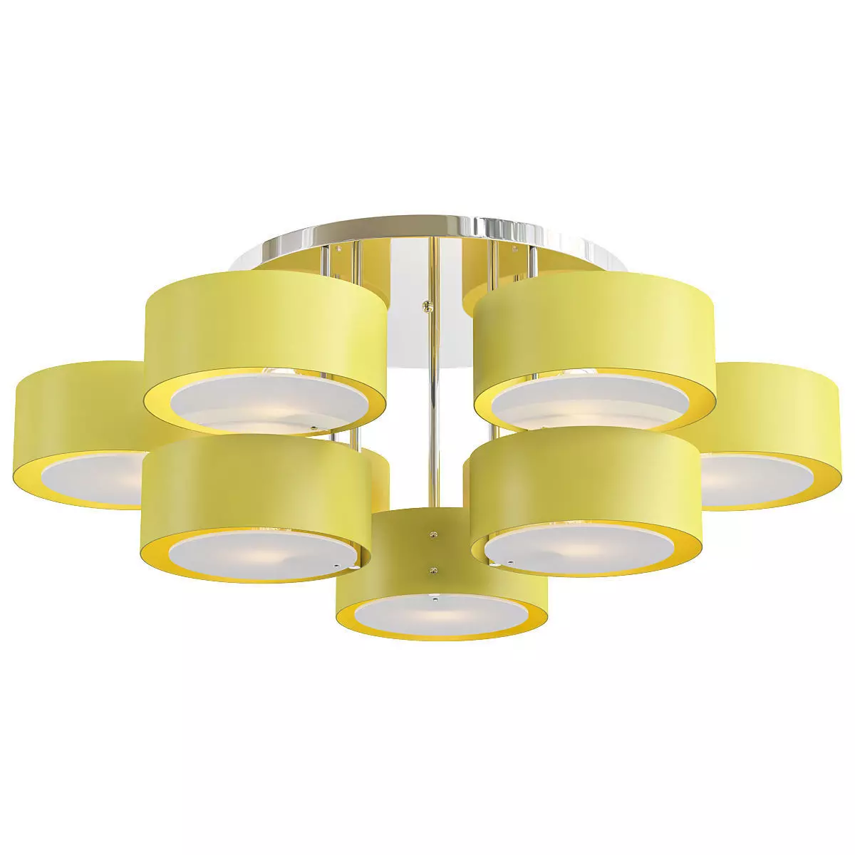 foresta-sl483-092-09 light fixture with shades 3D model_0