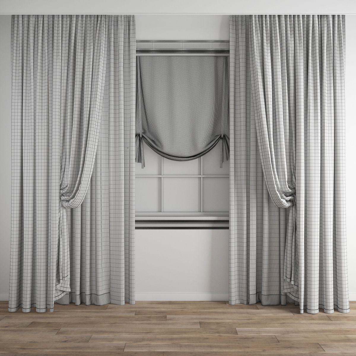 Curtain 522 3D model_5