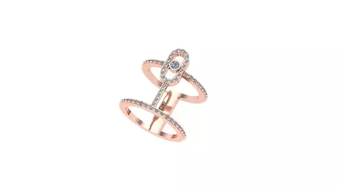 messika  ring 3D print model