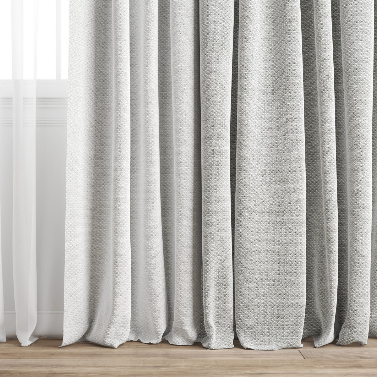 Curtain 520 3D model_4