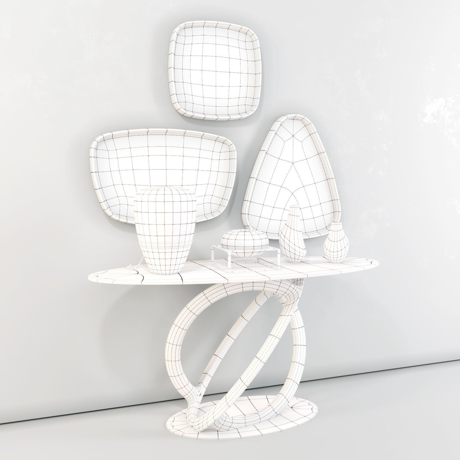 Porada Kosmo - Console 3D model_2