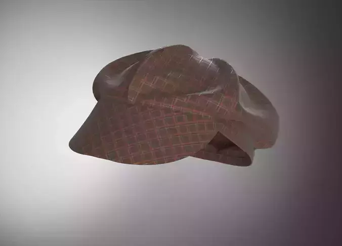 Newsboy hat 3D model