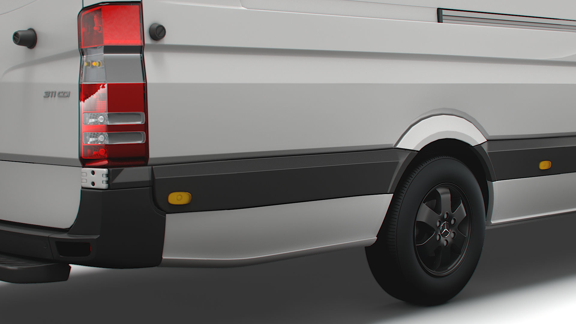 Mercedes Sprinter Cargo Van L4H3 2018 3D model_11