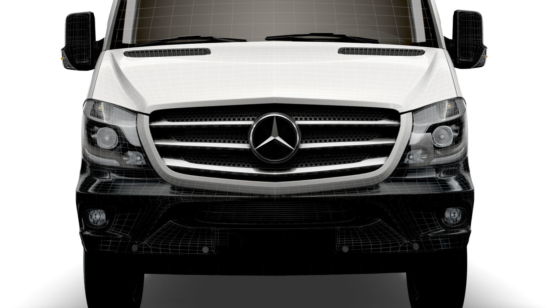 Mercedes Sprinter Cargo Van L4H3 2018 3D model_19