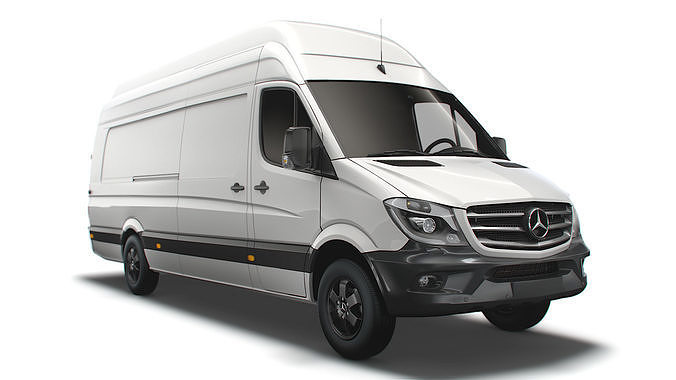Mercedes Sprinter Cargo Van L4H3 2018 3D model