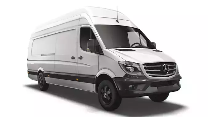 Mercedes Sprinter Cargo Van L4H3 2018 3D model