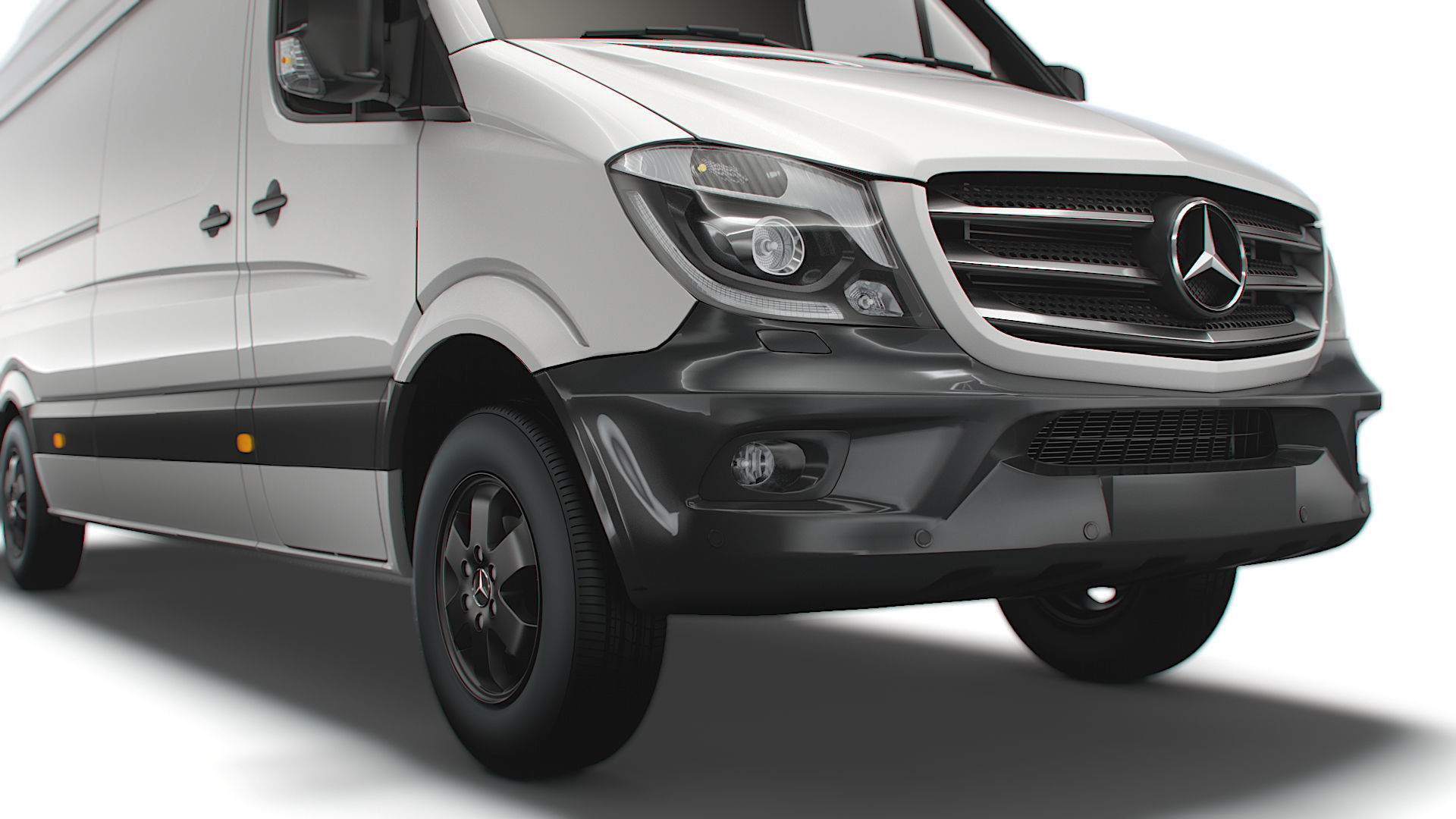 Mercedes Sprinter Cargo Van L4H3 2018 3D model_5
