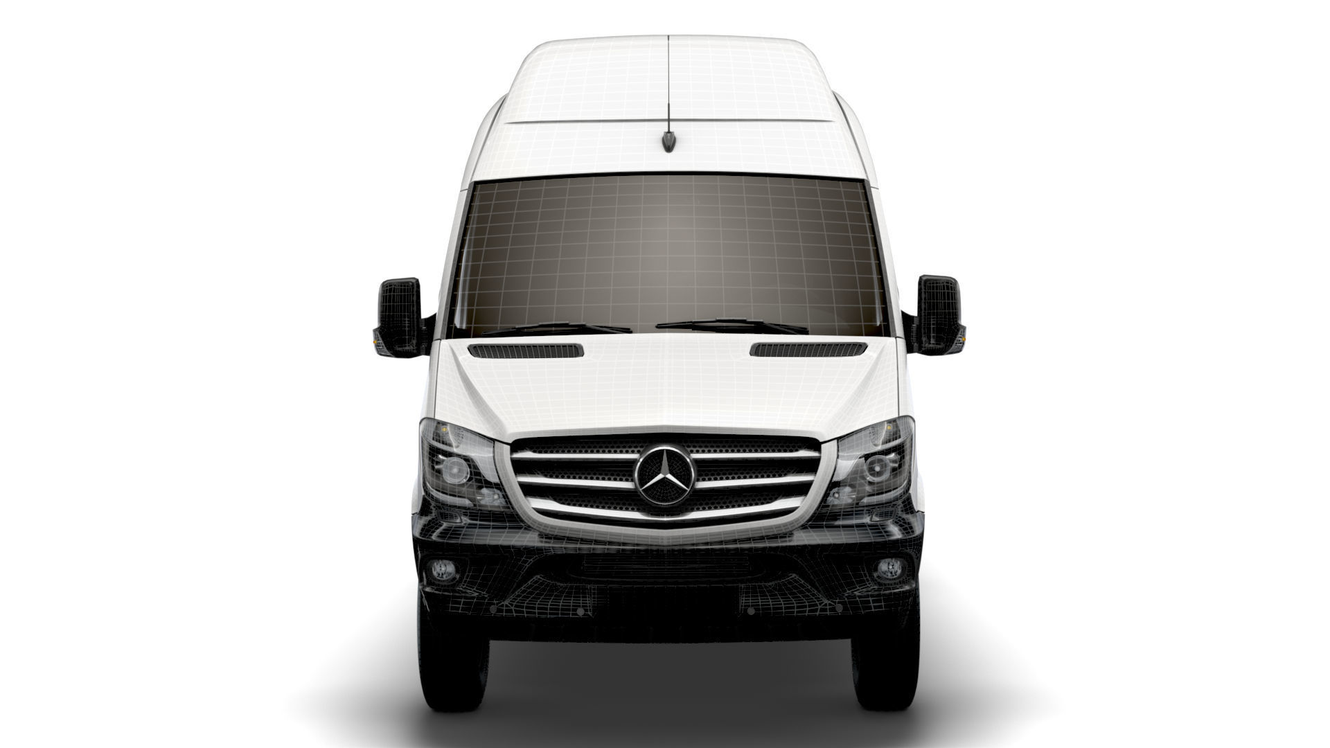 Mercedes Sprinter Cargo Van L4H3 2018 3D model_18