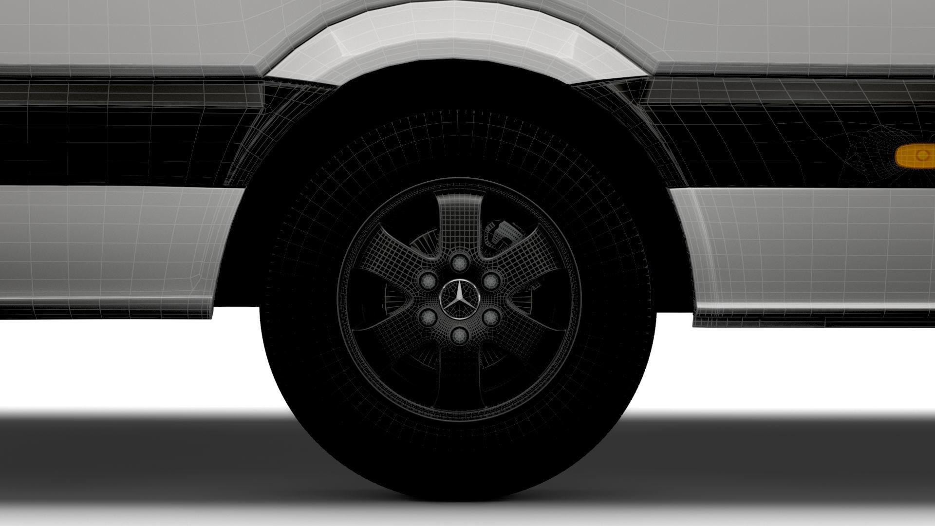 Mercedes Sprinter Cargo Van L4H3 2018 3D model_21