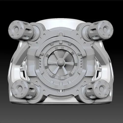 NIKE X ACRONYM BLAZER LOW HEEL CLIP 3D print model